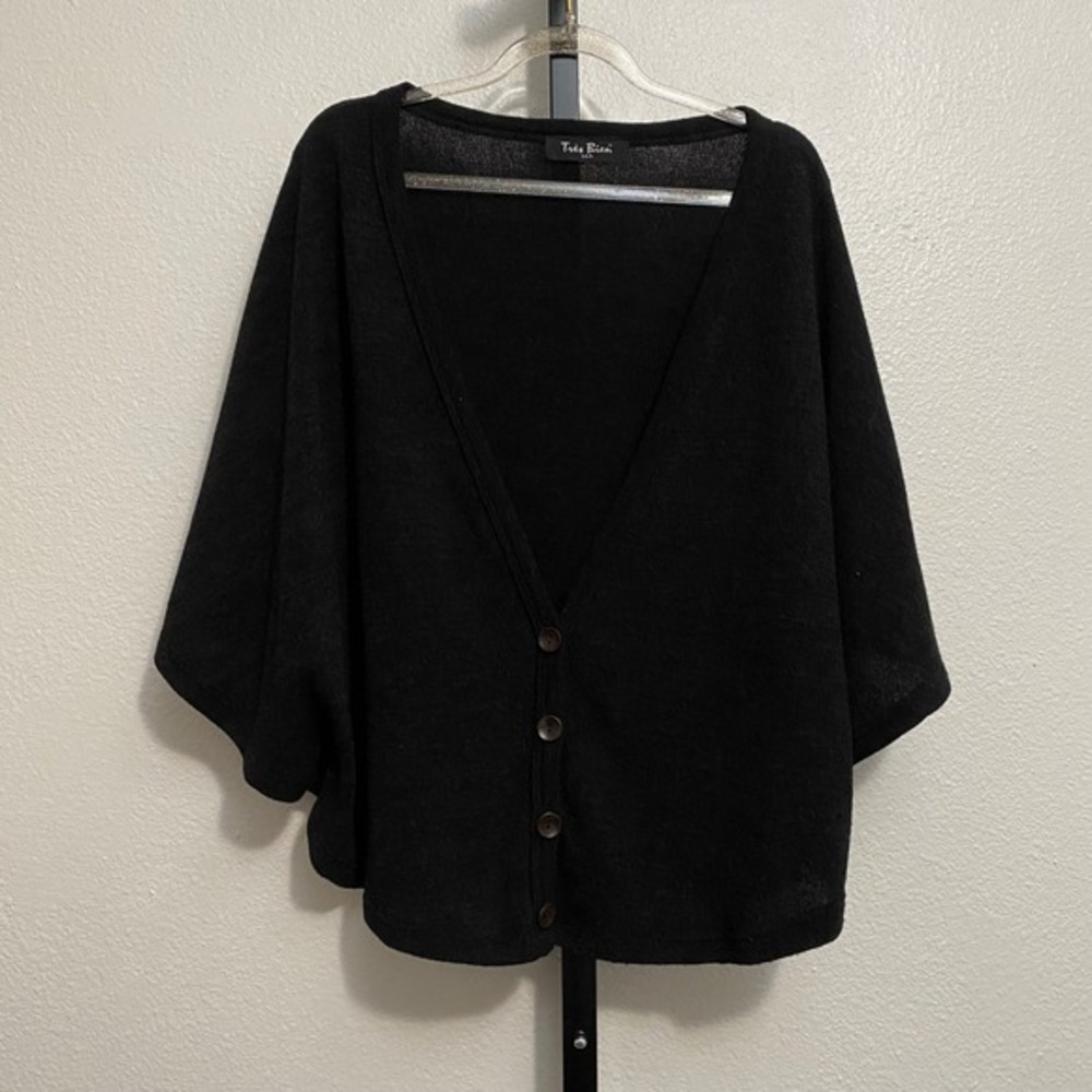Vintage Shawl Cape Womens L Parisian‎ Capsule Lagenlook Old Money Minimalist